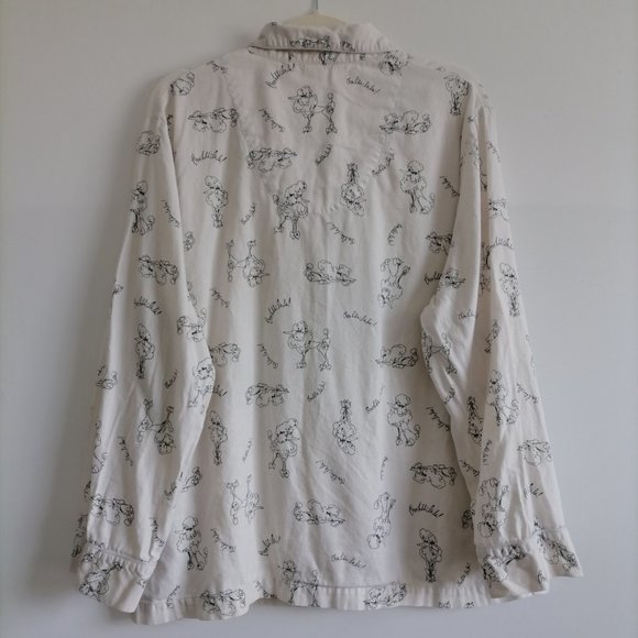 Victoria's Secret Women's White Button Front Pajama Top Size L - Picture 4 of 6